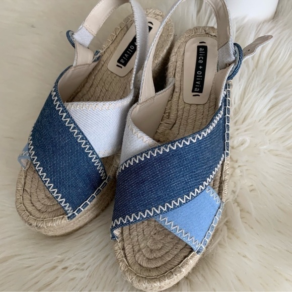 alice + olivia
Fayen Platform Espadrille Sandal main image 1